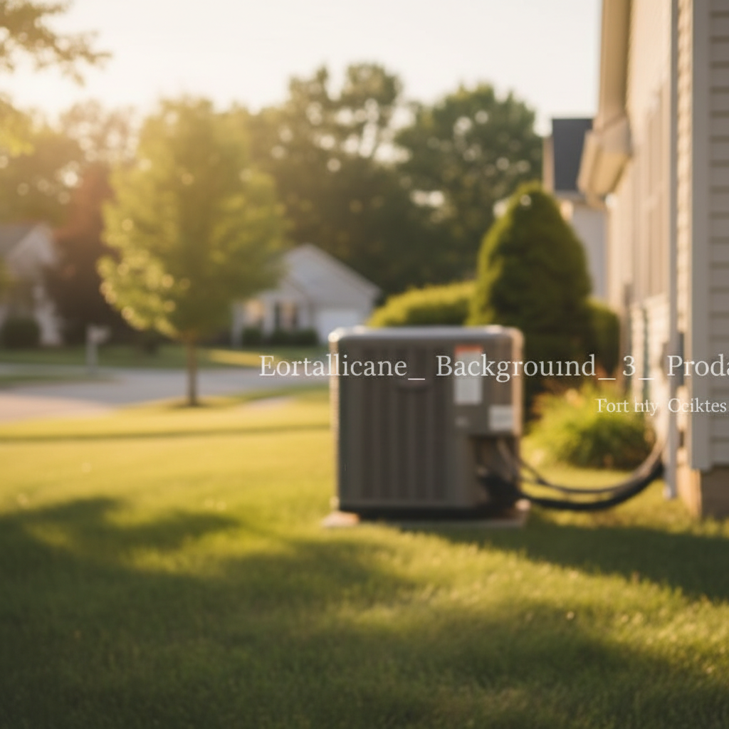 Subtle background image of an air conditioning unit in a Bridgeton, NJ neighborhood during a repair.